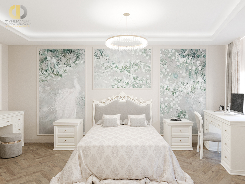 Дизайн спальни в стиле классическом – фото 189