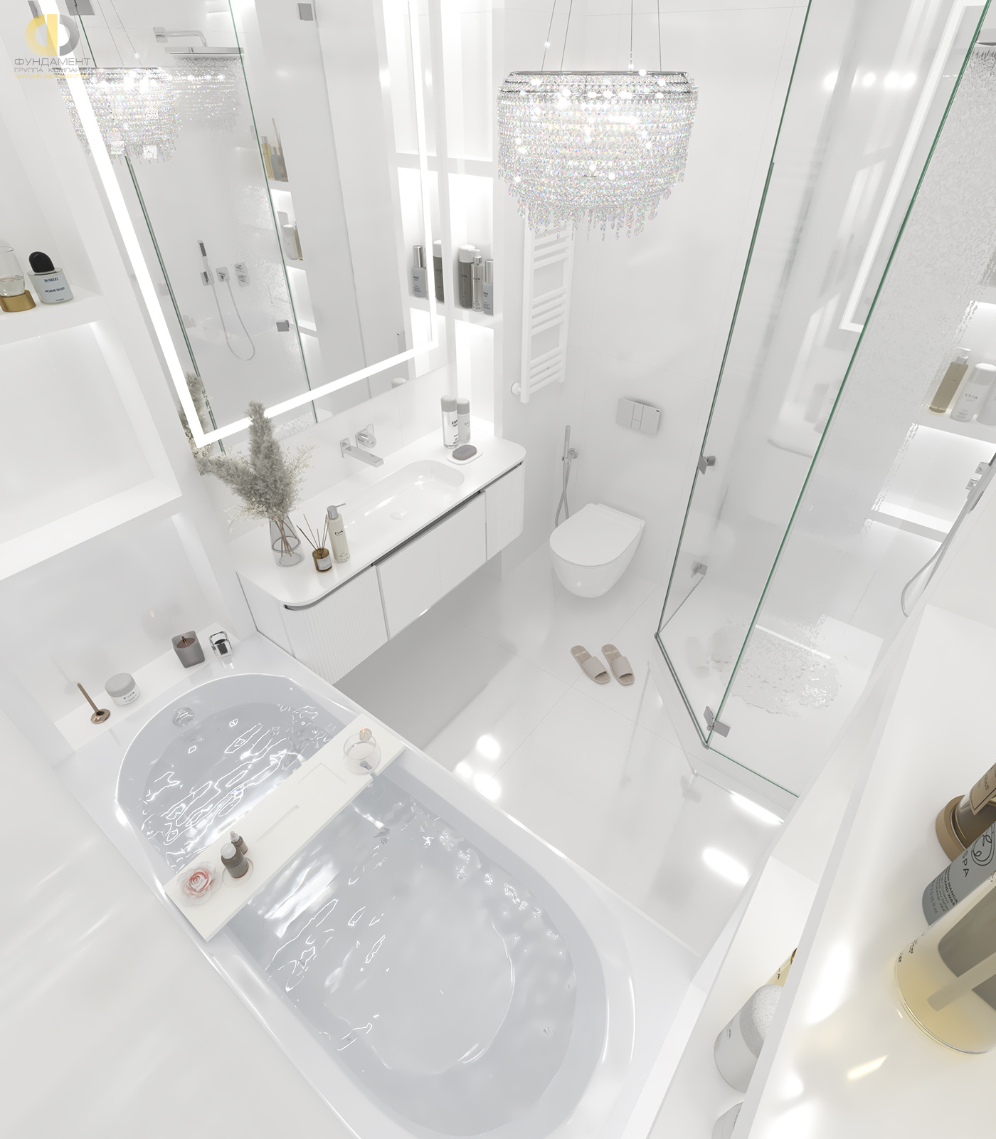 Дизайн ванной в стиле арт-деко – фото 16