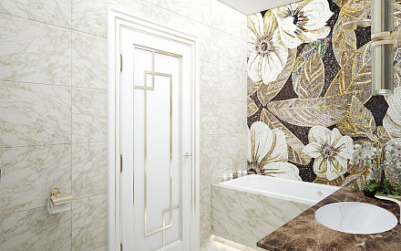 Дизайн интерьера ванной в двухкомнатной квартире 101 кв.м в стиле ар-деко18