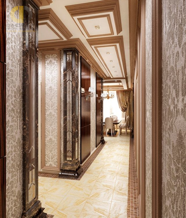 Дизайн коридора в арт-деко стиле – фото 1397