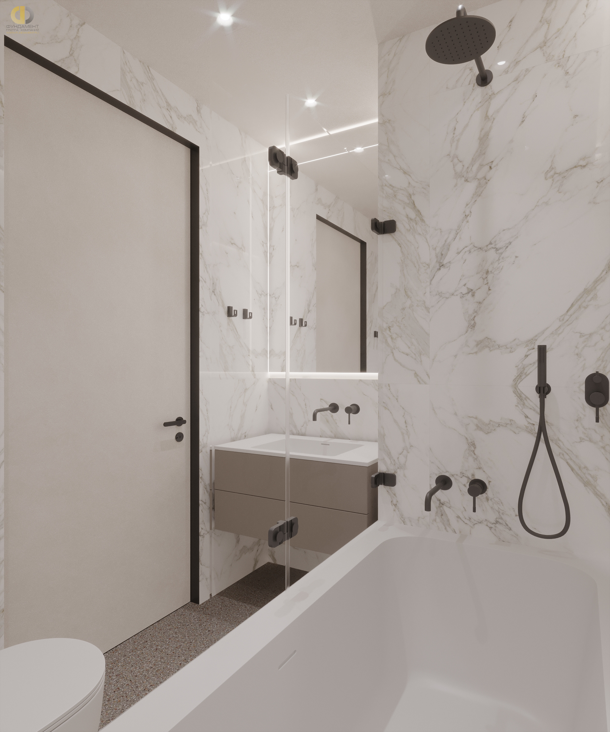 Дизайн ванной в стиле cовременном – фото 40