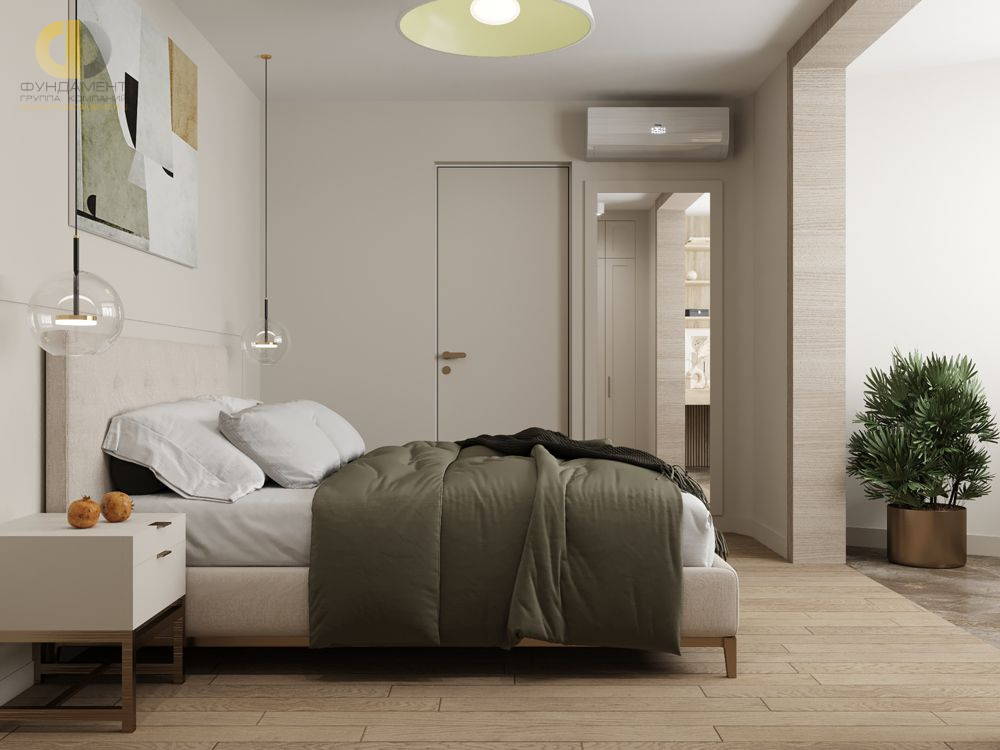 Дизайн спальни в стиле cовременном – фото 457