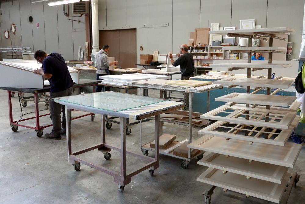Мебельное производство фабрики Castagna Cucine