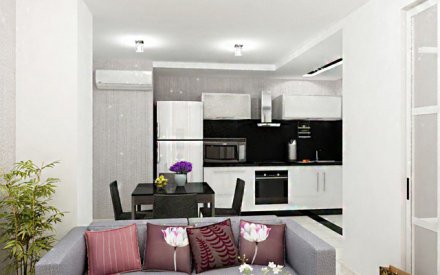 Дизайн однокомнатной квартиры