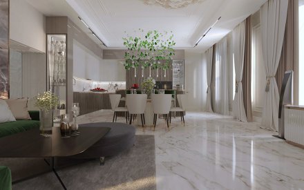 Дизайн пятикомнатной квартиры