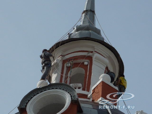 Реставрация колокольни Знаменского Собора на Варварке фото 2009 года Реставрация колокольни Знаменского Собора на Варварке фото 2009 года