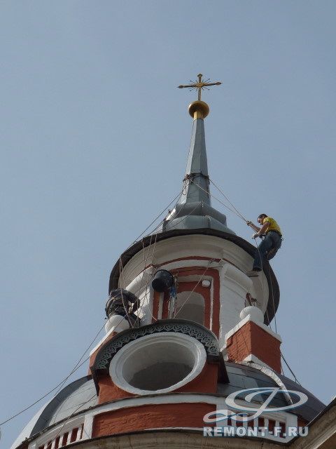 Реставрация колокольни Знаменского Собора на Варварке фото 2009 года Реставрация колокольни Знаменского Собора на Варварке фото 2009 года