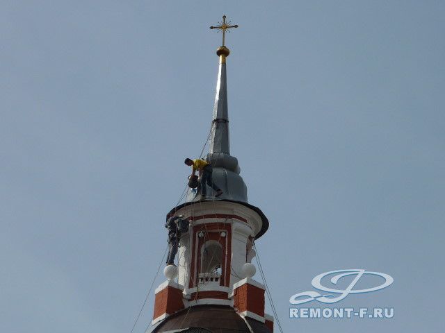 Реставрация колокольни Знаменского Собора на Варварке фото 2009 года Реставрация колокольни Знаменского Собора на Варварке фото 2009 года