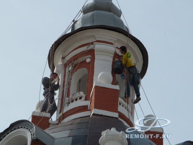 Реставрация колокольни Знаменского Собора на Варварке фото 2009 года Реставрация колокольни Знаменского Собора на Варварке фото 2009 года