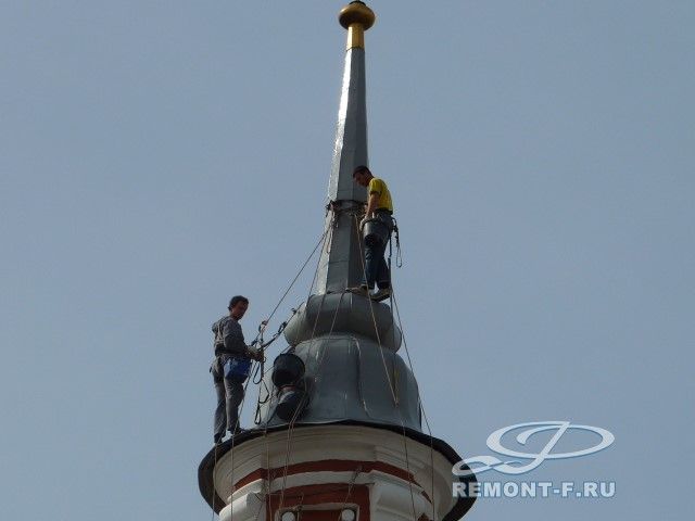 Реставрация колокольни Знаменского Собора на Варварке фото 2009 года Реставрация колокольни Знаменского Собора на Варварке фото 2009 года