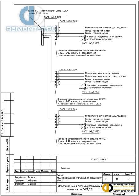 Электропроект (148 кв.м) фото 2015 года