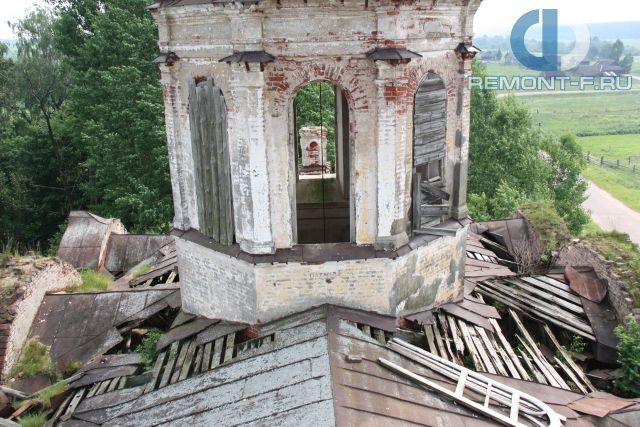 Исследование собора в Козлово Тверской обл. фото 2010 года Исследование собора в Козлово Тверской обл. фото 2010 года