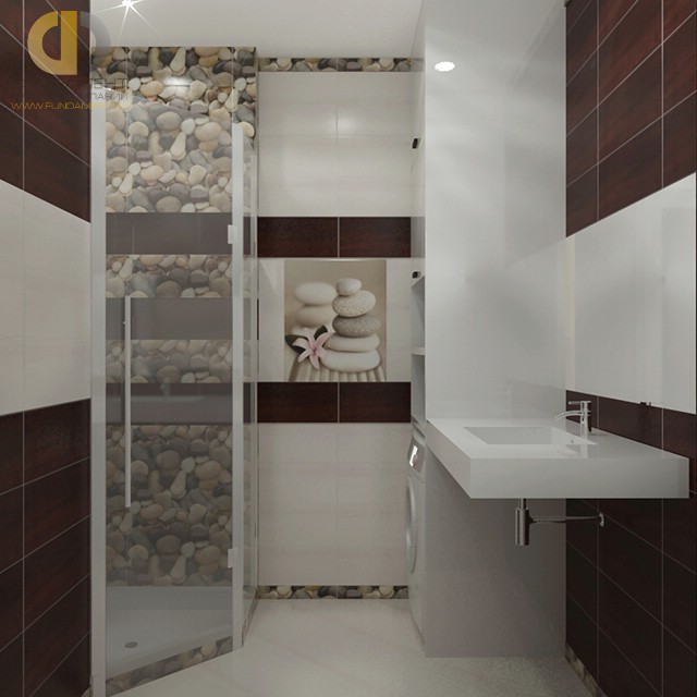 Современные идеи в дизайне минималистичной ванной комнаты. Фото 2016