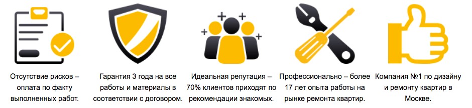 Гарантии качества ремонта от ГК «Фундамент» Гарантии качества ремонта от ГК «Фундамент»