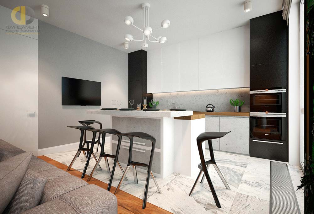 Кухня в стиле лофт в квартире в Москве kuhnya-gostinaya-v-stile-loft-05.jpg