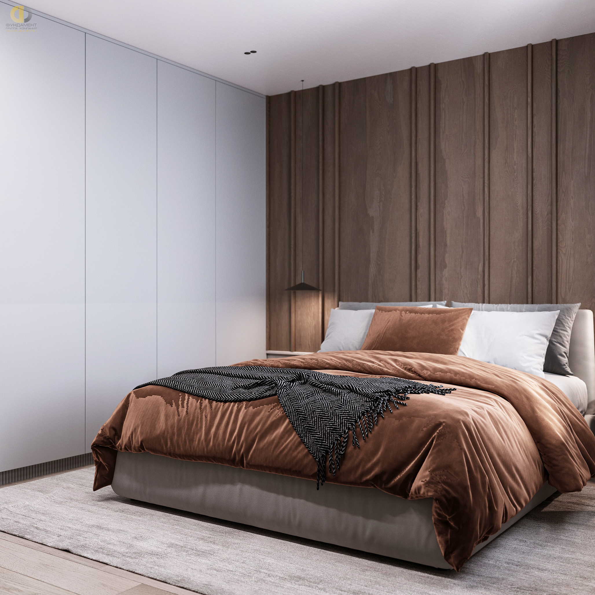 Дизайн спальни в стиле манимализском – фото 226