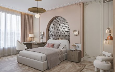 Дизайн интерьера квартиры 133 кв. м в Москве