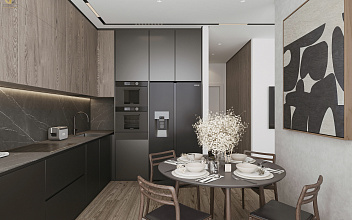 Синий в интерьере: 15 дизайн-проектов квартир в разных гаммах