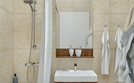 Дизайн интерьера ванной в семикомнатной квартире 153 кв.м в современном стиле33