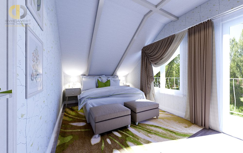 Дизайн спальни в cовременном стиле – фото 1885