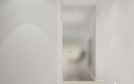 Дизайн интерьера коридора в доме 201 кв.м в стиле минимализм36