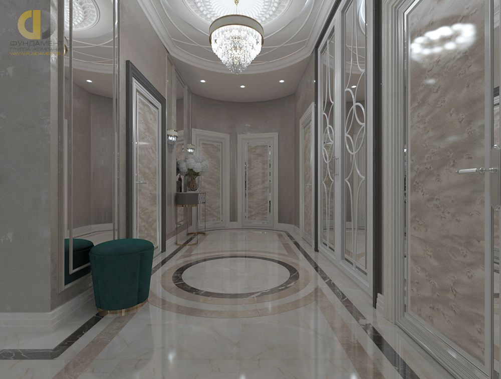 Фото коридора в стиле барокко-2
