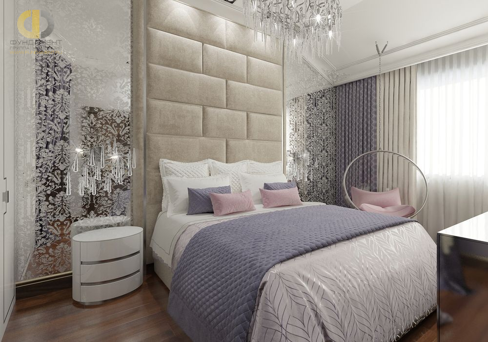 Дизайн интерьера спальни в доме 210 кв.м в стиле ар-деко35