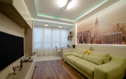 Качественный ремонт четырехкомнатной квартиры в Москве
