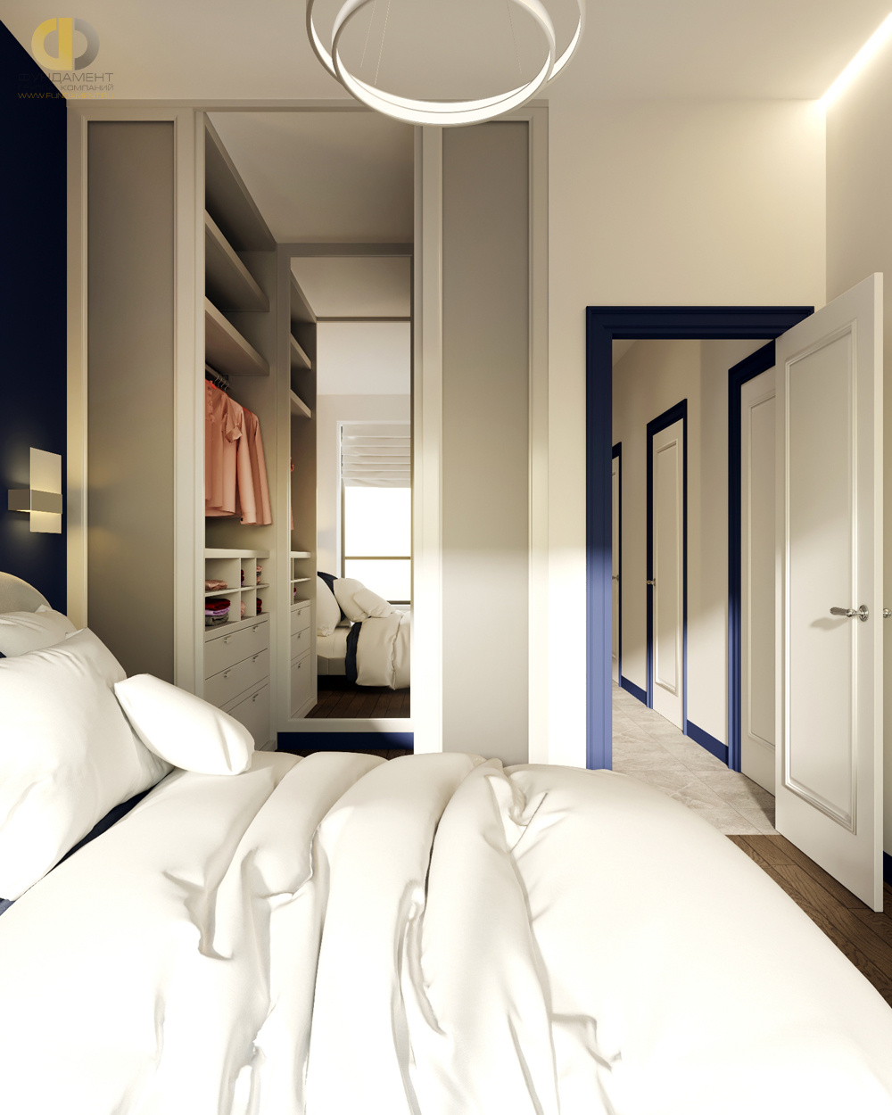 Дизайн спальни в стиле манимализском – фото 293