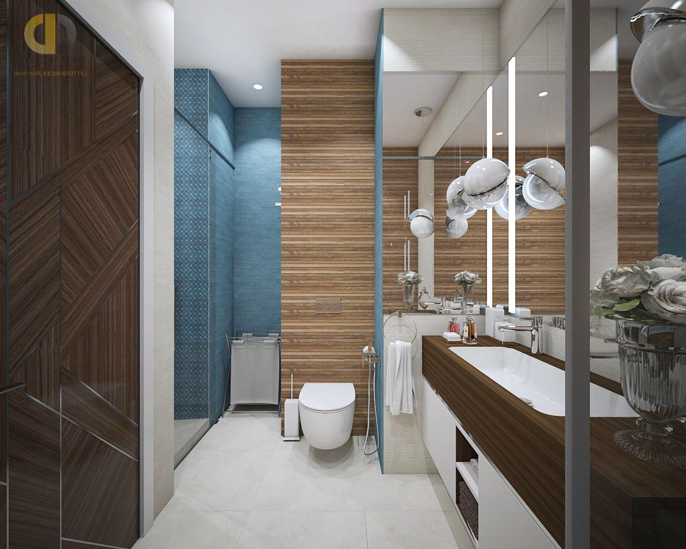 Дизайн интерьера ванной в четырёхкомнатной квартире 115 кв.м в современном стиле21