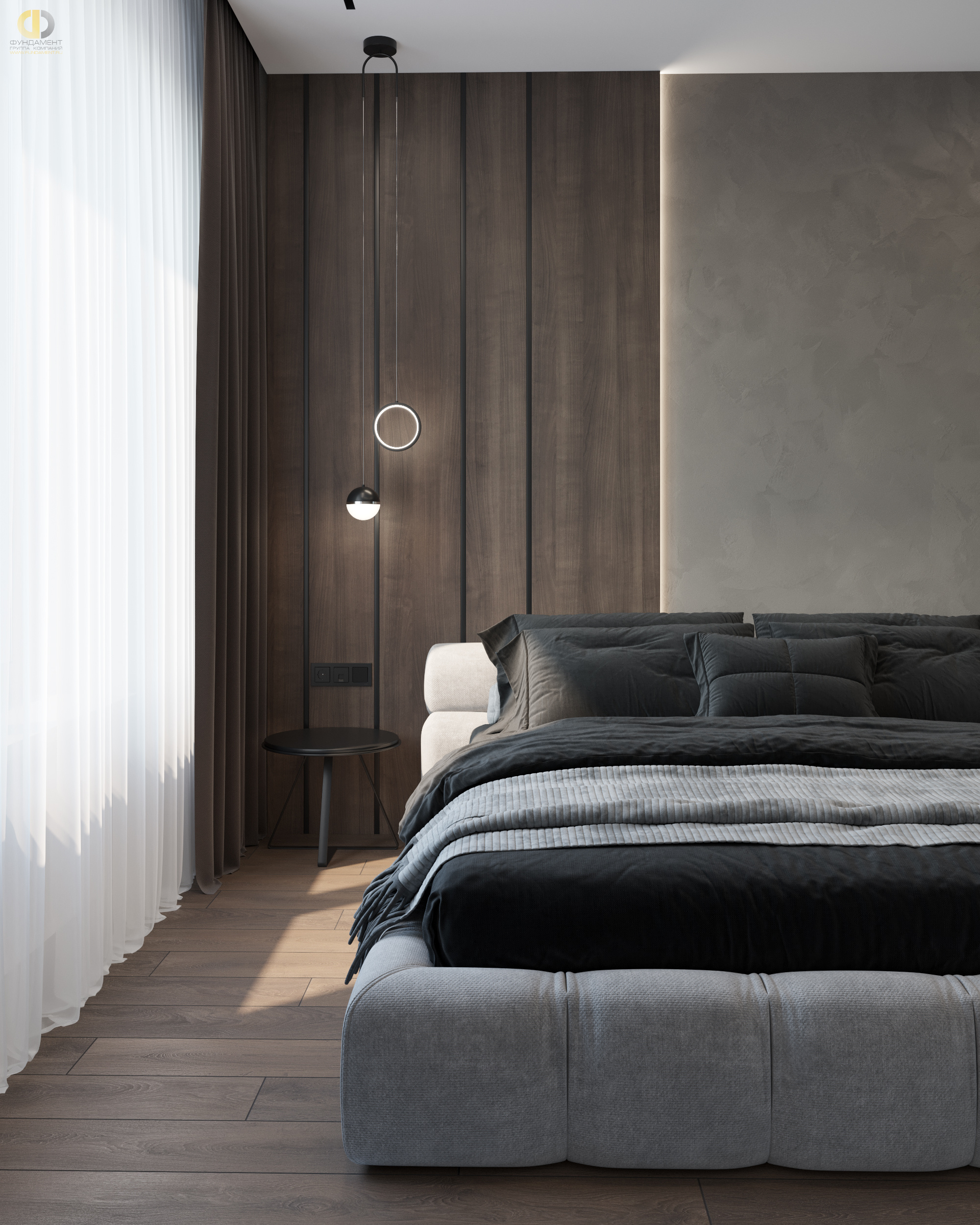 Дизайн спальни в стиле манимализском – фото 58
