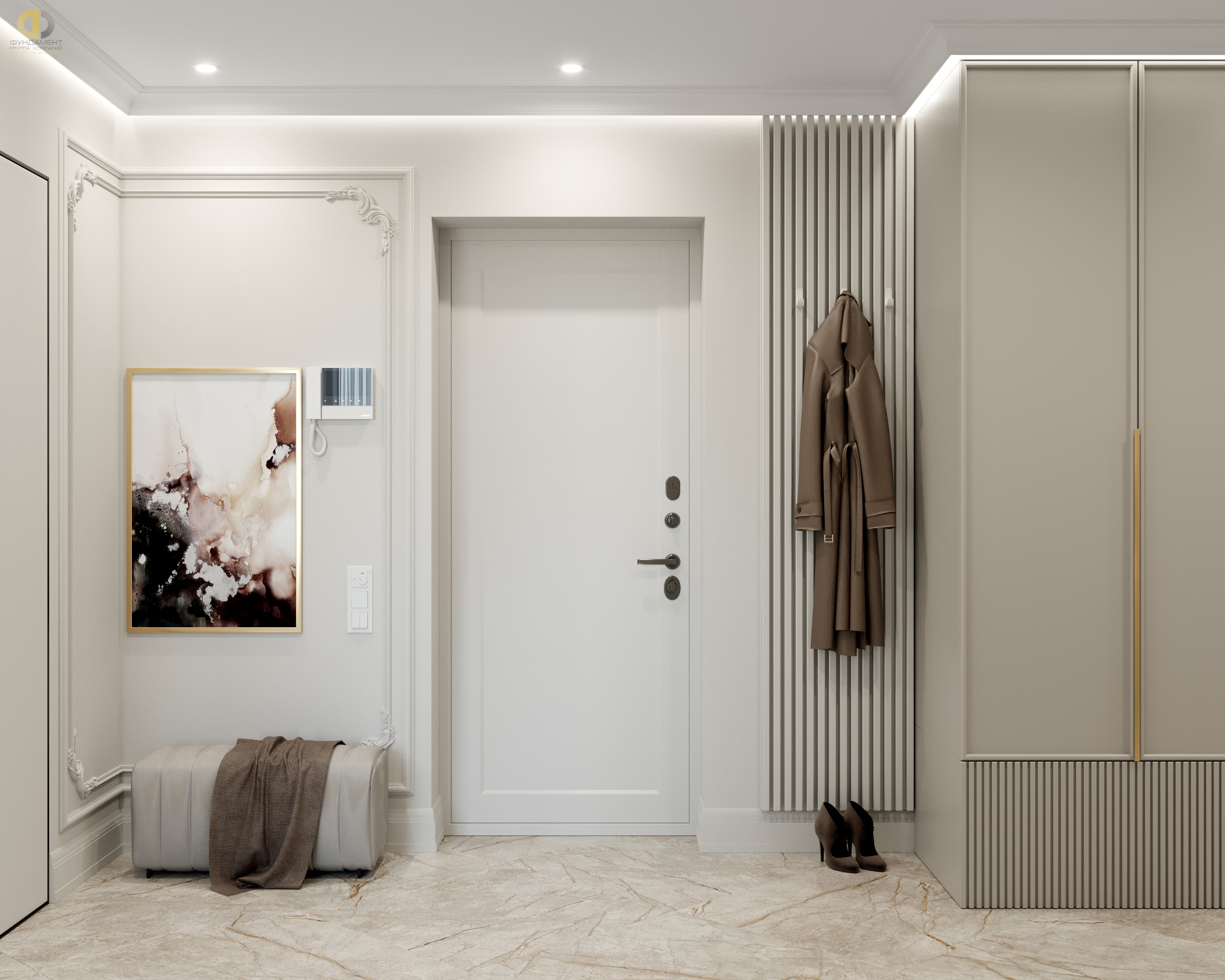 Дизайн коридора в стиле cовременном – фото 20