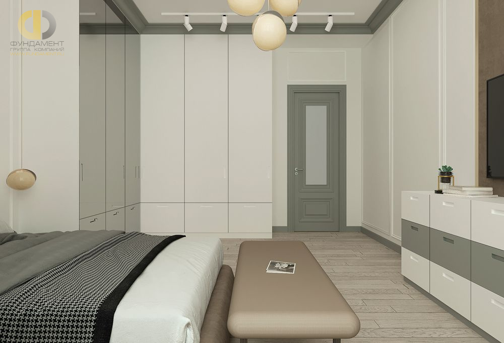 Дизайн спальни в стиле cовременном – фото 465