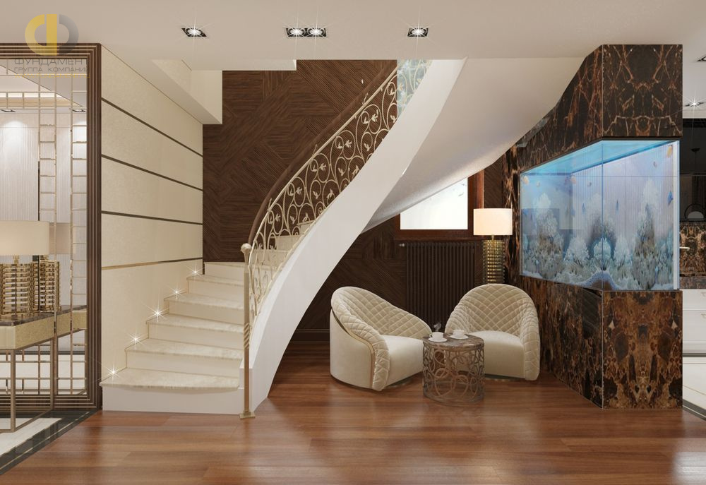 Дизайн интерьера прочего в доме 210 кв.м в стиле ар-деко – фото 82