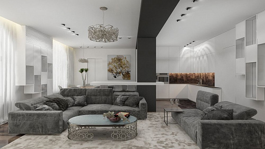 Дизайн квартиры г. Москва, Кутузовский проспект, 2Б, 111 кв.м. Дизайн квартиры г. Москва, Кутузовский проспект, 2Б, 111 кв.м.
