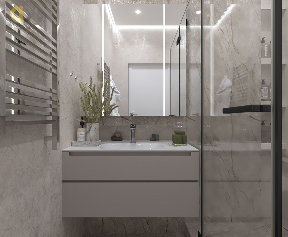 Дизайн ванной в стиле cовременном – фото 419