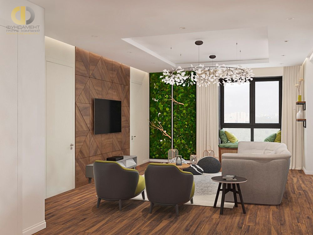 Дизайн интерьера гостиной в семикомнатной квартире 153 кв.м в современном стиле27