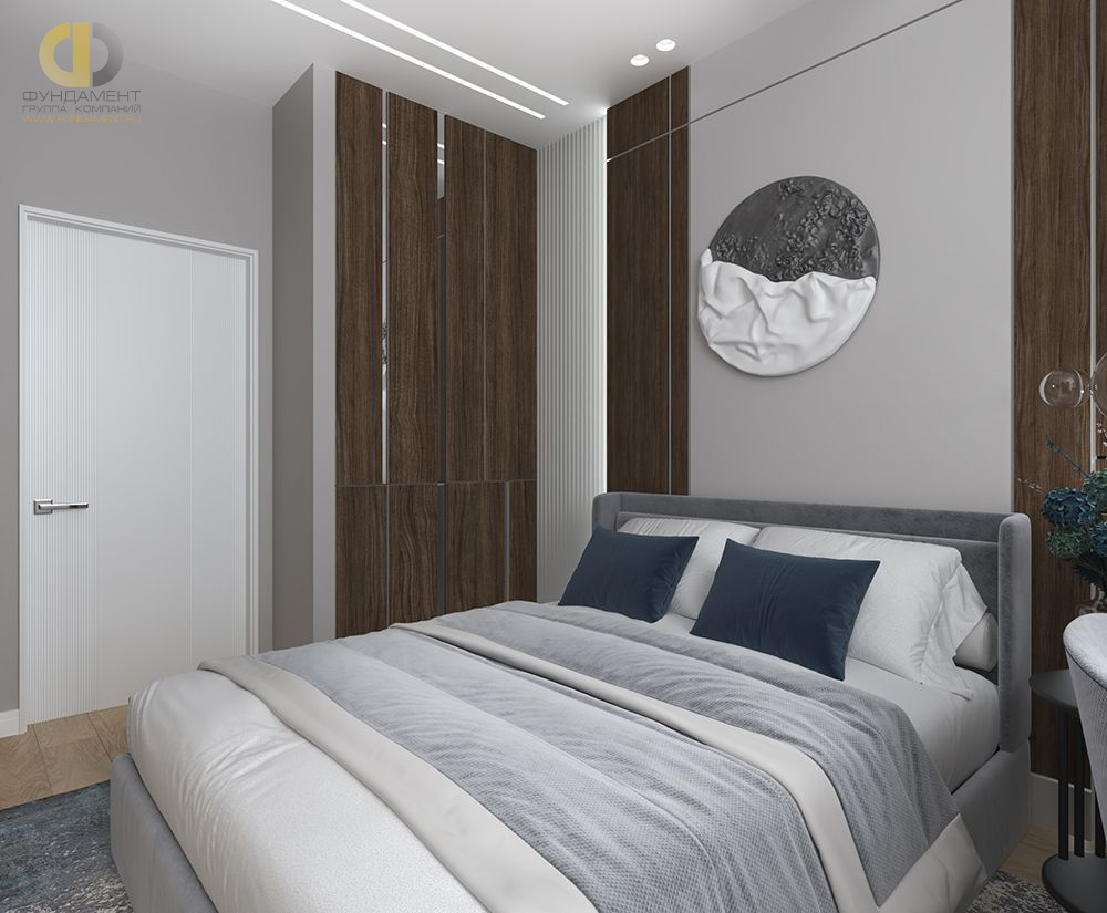 Дизайн спальни в стиле cовременном – фото 500