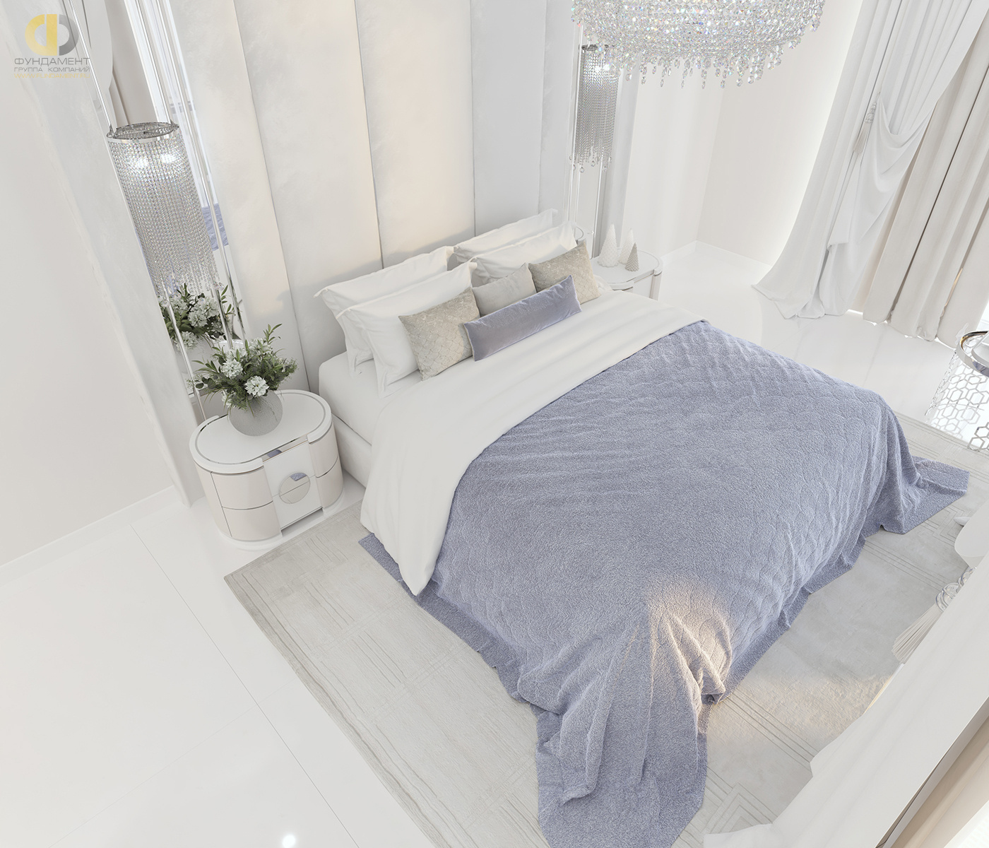 Дизайн спальни в стиле арт-деко – фото 45