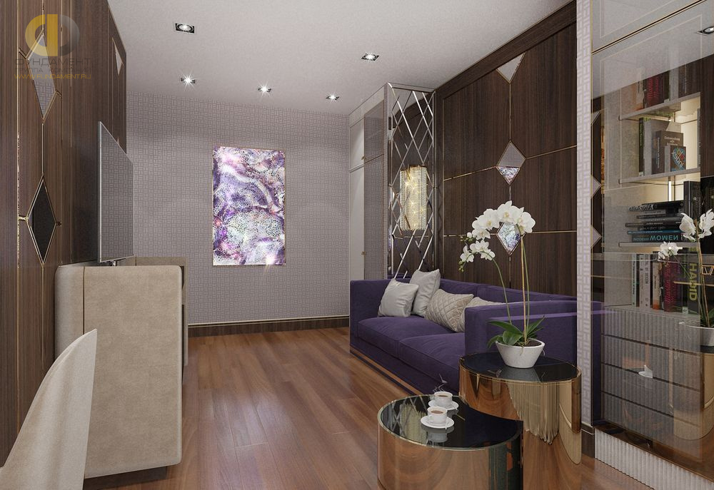 Дизайн интерьера спальни в доме 210 кв.м в стиле ар-деко16