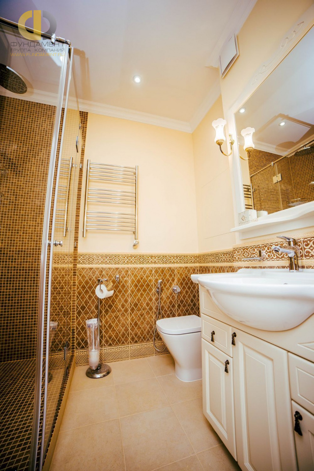 Ремонт ванной в трёхкомнатной квартире 86 кв.м в классическом стиле12