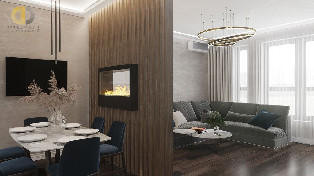 Дизайн интерьера гостиной в трёхкомнатной квартире 78 кв.м в стиле ар-деко23