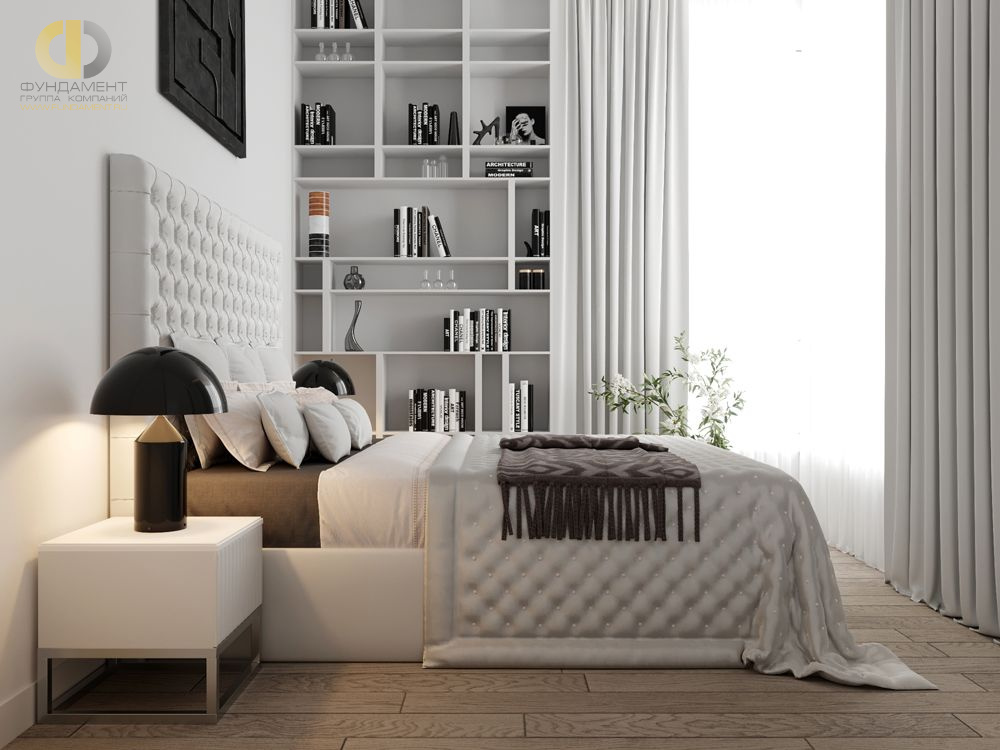 Дизайн спальни в стиле cовременном – фото 477