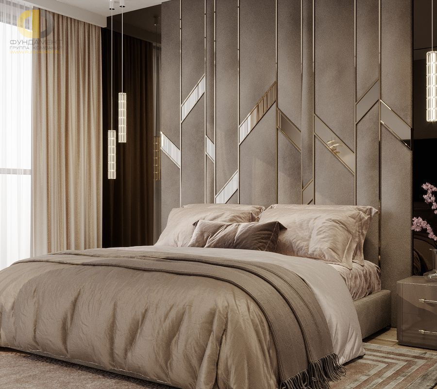 Дизайн спальни в стиле cовременном – фото 436