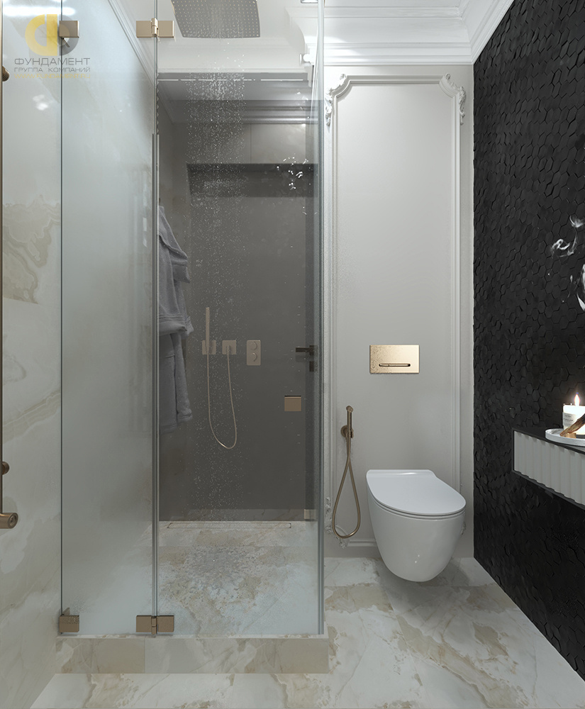 Дизайн ванной в стиле арт-деко – фото 266