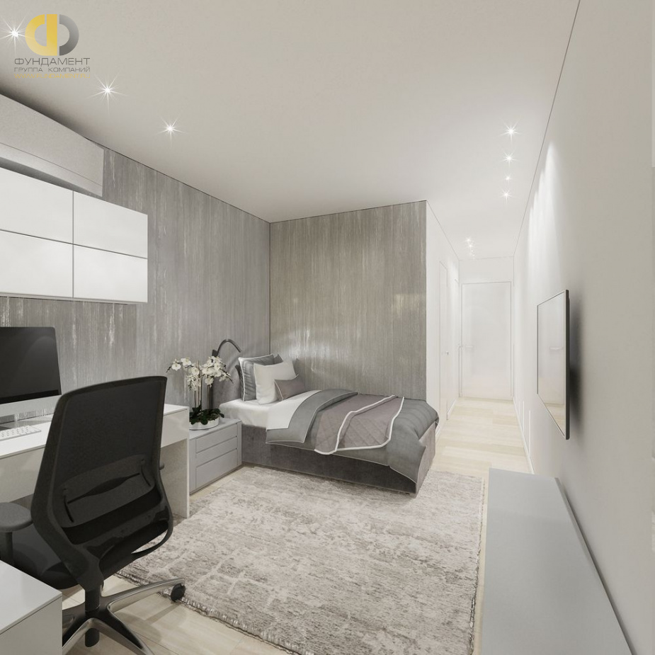 Дизайн интерьера спальни в доме 201 кв.м в стиле минимализм38