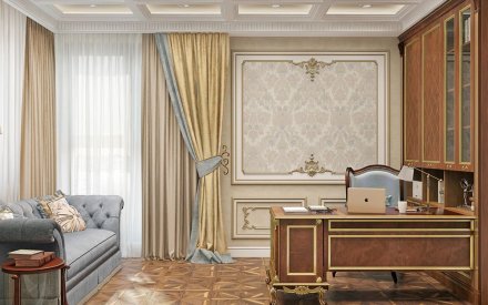 Дизайн большой четырехкомнатной квартиры в Москве
