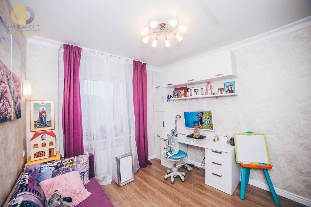 Дизайн интерьера детской в трёхкомнатной квартире 72 кв.м в стиле лофт – фото 37