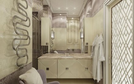 Дизайн интерьера квартиры 167 кв. м в Москве