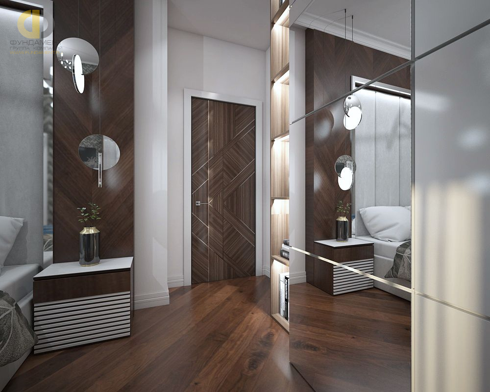 Дизайн интерьера спальни в четырёхкомнатной квартире 115 кв.м в современном стиле13